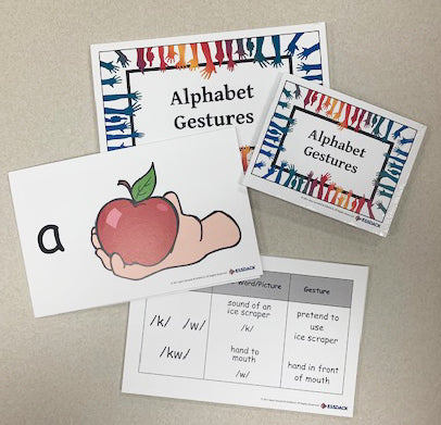 Consonant & Short Vowel Gesture Cards